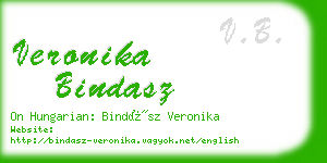 veronika bindasz business card